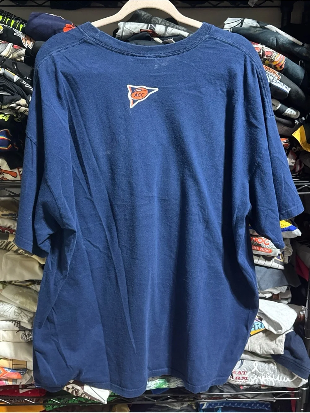 Vintage 90s Nike Virginia Tech Football Center Swoosh Shirt Size Xxl